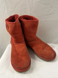 UGG Winter Schneestiefel Damen 6 Classic Short II orange Wildleder Lammfell 5825 - Bild 1 von 11