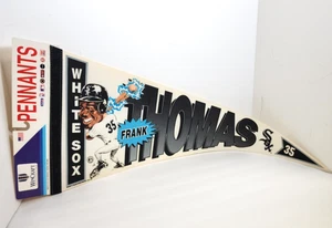NEW Vintage FRANK THOMAS 35 CHICAGO WHITE SOX 12"x30" Baseball Pennant - Picture 1 of 1