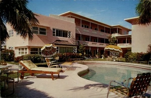 Fort Lauderdale,FL Martindale Apartments Broward County Florida Postcard - Picture 1 of 2