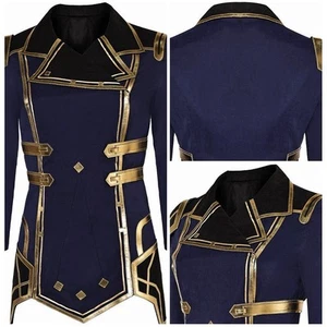 LOL Cosplay Game Caitlyn Kiramman The Sheriff of Piltover Bule Coat Halloween US - Picture 1 of 12