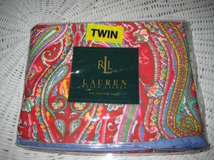 RALPH LAUREN TWIN FLACHES PAISLEY-BETTLAKEN AM STRAND - Bild 1 von 4