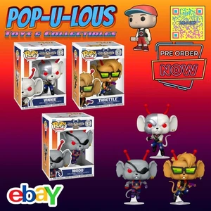Funko Pop! Animation π Biker Mice from Mars π Set of 3 Vinyl Figures - Picture 1 of 8