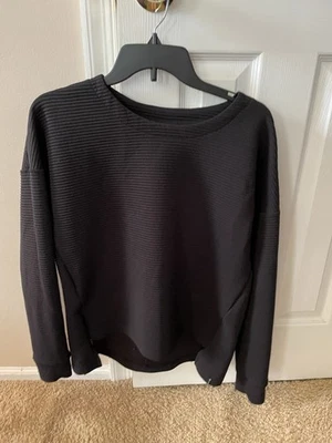 MPG Sport Womens Size Medium Black Serene Luxe Side Slit Pullover Top - Image 1 of 4