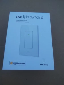 Eve Light Switch - Connected Wall Switch Apple HomeKit NEW! - Picture 1 of 9
