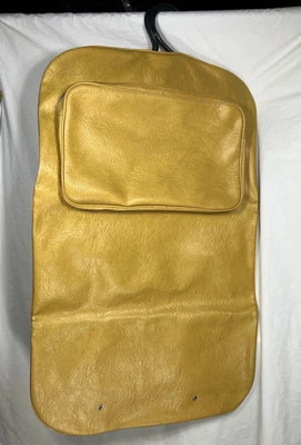 Vintage American Tourister Mustard YELLOW Garment Leather Bag Travel Suit - Image 1 of 4
