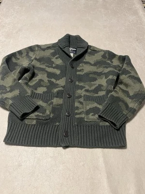 #7994. Suéter con botones tejido camuflaje Oshkosh para niños. Talla 8 Foto 1 de 4