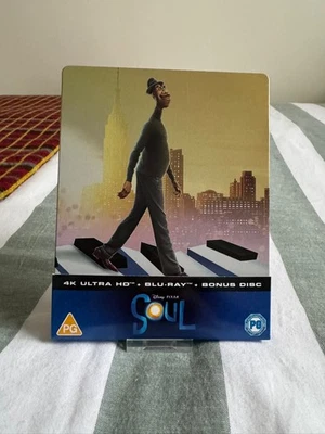 Disney PIXAR 'Soul', 4K Ultra HD Blu-ray, Zavvi Exclusive SteelBook - Image 1 of 4