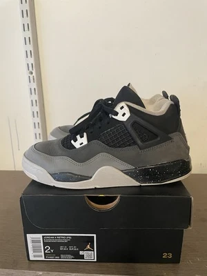 Air Jordan 4 Retro Fear 2024 (GS) Gradeschool Kids’ Size 2Y Youth - Image 1 of 4