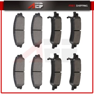 8 * F + R Ceramic Brake Pads Fits 2004-2008 Subaru Forester 2004-2005 Impreza - Picture 1 of 8