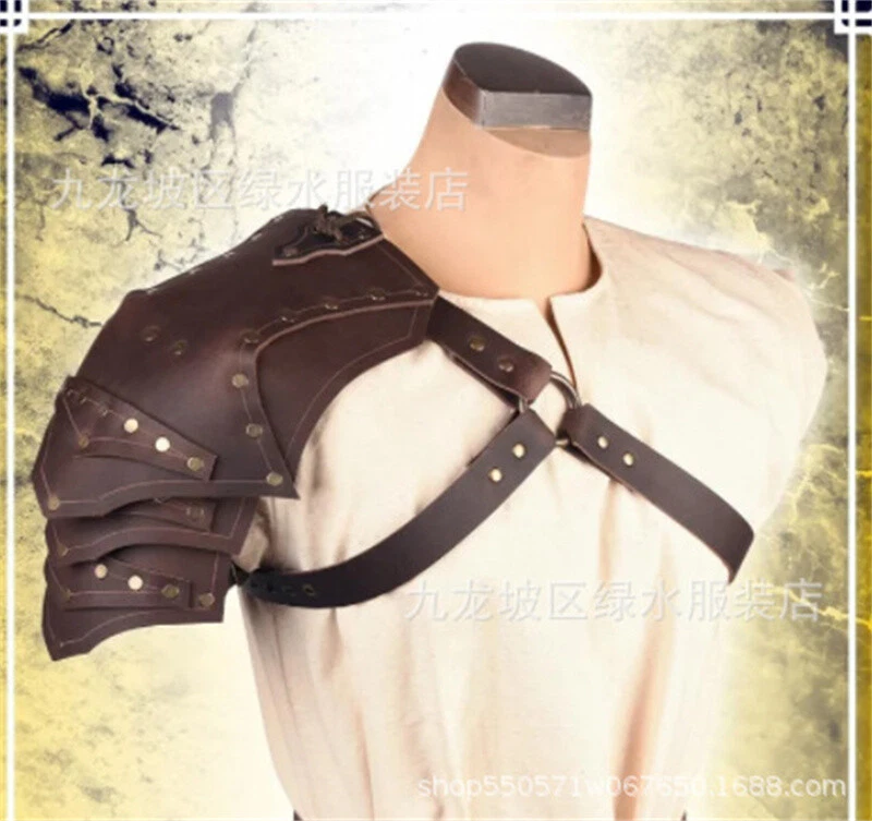 Correa de hombro cruzada de cuero PU medieval - Juegos con disfraces de Halloween Vestido elegante utilería Foto 1 de 3