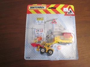 Vintage 1992 Matchbox Construction Set CS-80 Bulldozer & Front Loader - Bild 1 von 4