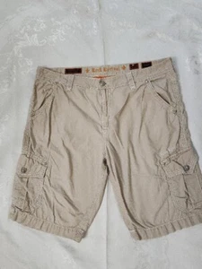 Rock Revival Men's Cargo Short Color Khaki Size 42/24  - Picture 1 of 12