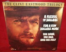 Laserdisc N * The Clint Eastwood Trilogy * Deluxe Letter Box Edition ~ Box Set