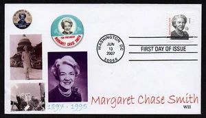 USA, SCOTT # 3427, WII FDC COVER OF SENATOR MARGARET CHASE SMITH, YEAR 2007 - Picture 1 of 4