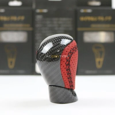 Pomo de cambio de marchas 100 % fibra de carbono negro para Lexus RC F GS F 2015-2021 Foto 1 de 4