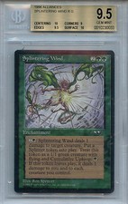MTG Splintering Wind BGS 9.5 Gem Mint Alliances Magic Card Amricons 0033