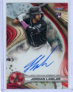 2024 Bowman's Best Baseball Autogramm Arizona Diamondbacks Jordan Lawlar - Bild 1 von 2