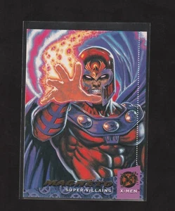 Tarjeta coleccionable Fleer Ultra Marvel X-Men Magneto #55 Super-Villains 1994 - Imagen 1 de 2