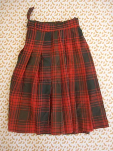 Jupe Tartan en laine Daniel Hechter Vintage Femme Ecosse Made in France - 40 - Imagen 1 de 6