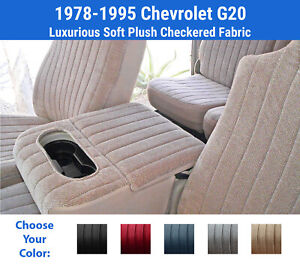 Plush Regal Seat Covers for 1978-1995 Chevrolet G20