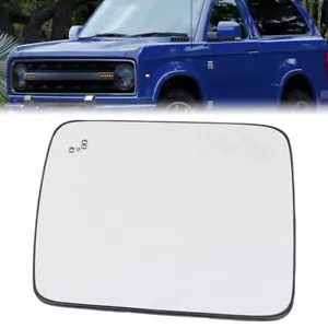 Left Driver Side Mirror Glass W/Blind Spot Heated For Ford Bronco 2021-2023 2024 - Foto 1 di 13