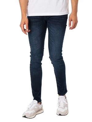 Jack & Jones de los hombres Vaqueros pitillo Liam Original 004, Azul - Imagen 1 de 4