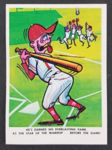 Weird-Ohs 1966 Monster Baseball Fleer Sticker Card (NM) - Picture 1 of 2