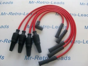 RED 8.5MM PERFORMANCE IGNITION LEADS FOR 106 205 306 309 405 1987 > QUALITY LEAD - Picture 1 of 3