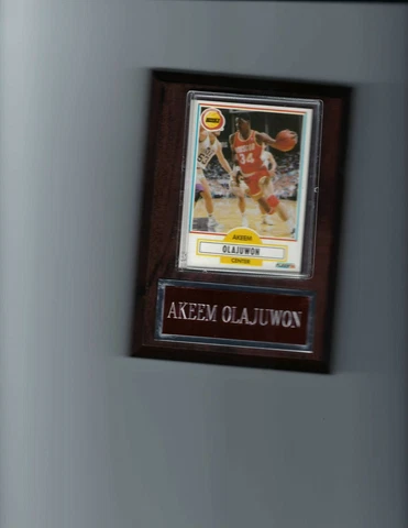 AKEEM OLAJUWON PLAQUE HOUSTON ROCKETS BASKETBALL NBA   C HAKEEM Cover