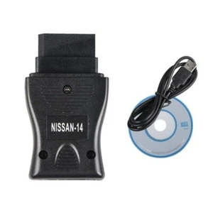Herramienta de cable de código de falla OBD de diagnóstico de automóvil USB interfaz de consulta de 14 pines para Nissan - Imagen 1 de 5