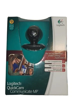 NEW Logitech QuickCam Communicate MP Webcam (S 5500) - Image 1 of 4