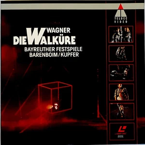 Wagner- Die Walkuries Bayreuther Festspiele Barenboim 3 Laserdisc Box set Teldec - Imagen 1 de 2