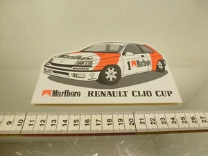 VINTAGE F1 STICKER - MARBORO RENAULT CLIO CUP - GOOD CONDITION - Imagen 1 de 4