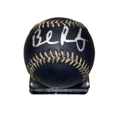 Béisbol firmado por Brendan Rodgers Colorado Rockies autografiado automático MLB Foto 1 de 2