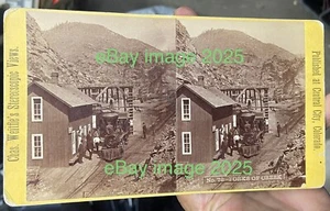 ca.1879 Colorado Central Railroad CHARLES WEITFLE Stereoview #8 FORKS OF CREEK - Picture 1 of 5