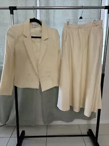 Vtg Jeremiah S California 2piece Skirt Suit Set Never Worn Before - Picture 1 of 14