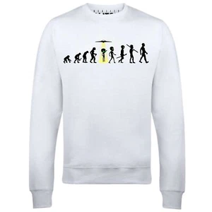 Evolution - Alien Abduction Men's Sweatshirt Aliens Roswell ET Area 51 - Picture 1 of 17