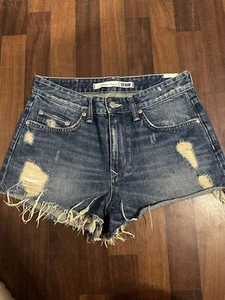 Lovers + Friends Denim Gr. 27 High Rise Cut Off Shorts distressed 1994 - Bild 1 von 4