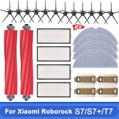 For Roborock S7 + S7 Plus S7 Max T7S T7S Plus Vacuum Cleaner Filter Mop Parts - Image 1 of 4