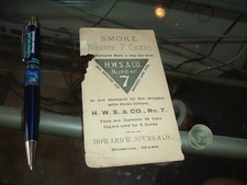 C. 1889 Number 7 Cigars H. W. S. & Co. Howard Spurr Boston Mass Photo Envelope