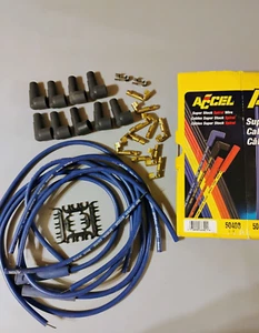 ACCEL SPARK PLUG WIRES - Part # 5040B - 8mm - partial, 7 wires left - Picture 1 of 1