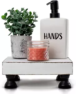 Decorative Wood Riser For Your Kitchen or Bathroom Farmhouse Decor - Beautiful - Picture 1 of 12