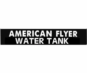 AMERICAN FLYER WATER TANK Button SELF ADHESIVE STICKER S Gauge Trains - Picture 1 of 1