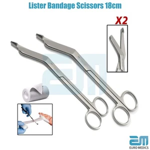 EURO MEDICS Surgical Bandage First Aid Dressing Nursing 18cm Emergency Scissor - Picture 1 of 4