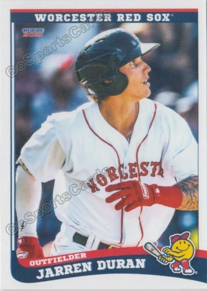 2021 Worcester Red Sox Jarren Duran RC Rookie Boston - Image 1 of 1
