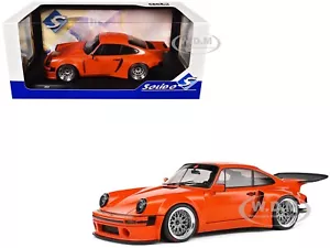 2022 PORSCHE 911 KS-R ORANGE 1/18 DIECAST MODEL CAR BY SOLIDO S1810501 - Picture 1 of 9