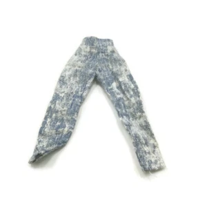 Pantalón de tela Barbie lavado a la piedra azul y blanco - Imagen 1 de 5