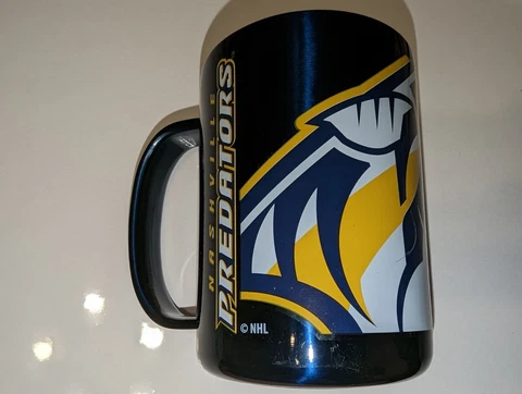 NHL Nashville Predators Logo Stainless Steel Travel Mug 15 0z Cover