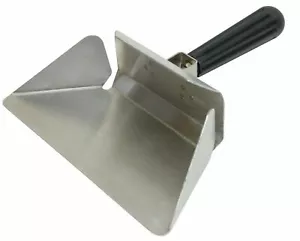 Commercial Grade Fast Food Stainless Steel Chip Scoop Bagger with Plastic Handle - Picture 1 of 1