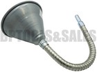 Flexible Transmission Metal Funnel Engine Oil Fluids Gasoline Car Truck Filler